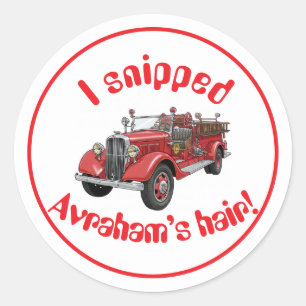 Autocollant de camion de pompier