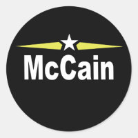 autocollant de campagne Mccain