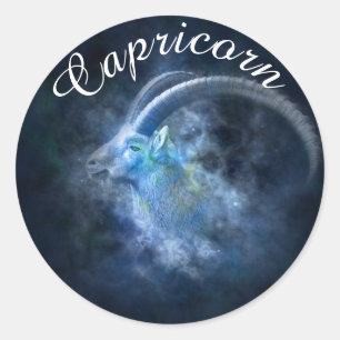 Autocollant de Capricorne de signe d'astrologie