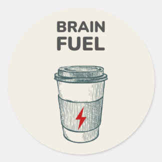 Autocollant de carburant du cerveau | Sticker pour