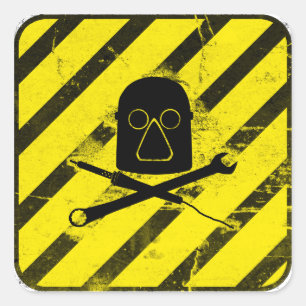 Autocollant de carré de logo de Milwaukee