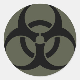 Autocollant de casquette de portée, Biohazard dan