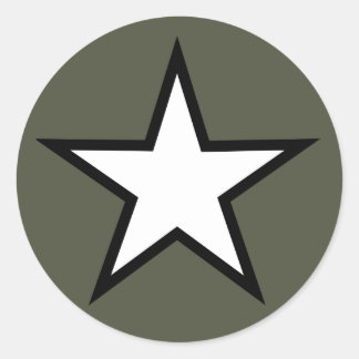 Autocollant de casquette de portée, étoile
