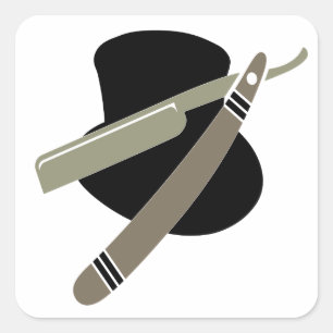 Autocollant de casquette supérieur et de rasoir