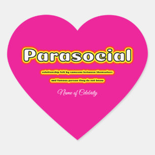 Autocollant de célébrité parasociale personnalisé