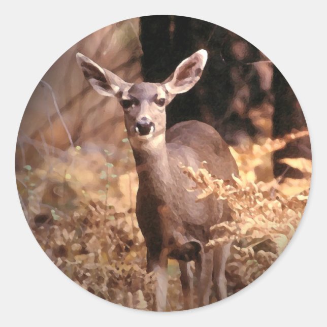 Autocollant de cerf (Devant)