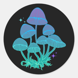 Autocollant de champignon