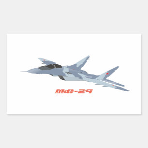 Autocollant de chasse à réaction MiG-29
