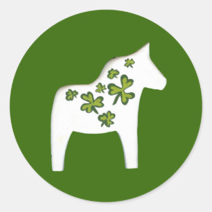 Autocollant de cheval de Dala du jour de St