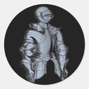 Autocollant de chevalier de Bleu
