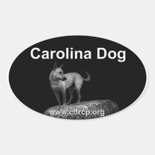 Autocollant de chien de la Caroline