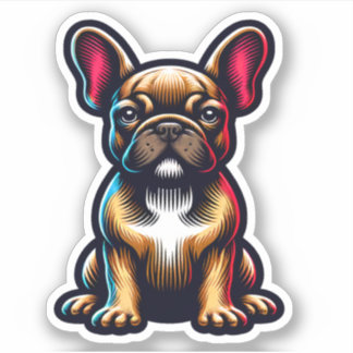 Autocollant de chien étanche pour chien de taureau