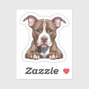 Autocollant de chien personnalisé