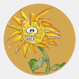 Autocollant de Clipart de tournesol 6