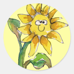 Autocollant de Clipart de tournesol 9