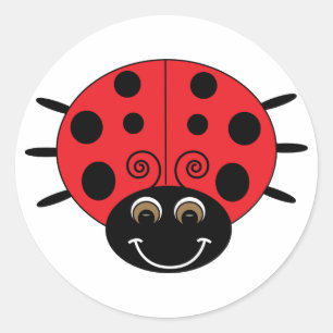 Autocollant de coccinelle