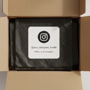 Autocollant de code QR Instagram   Suivre sur les 
