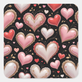 Autocollant de coeur