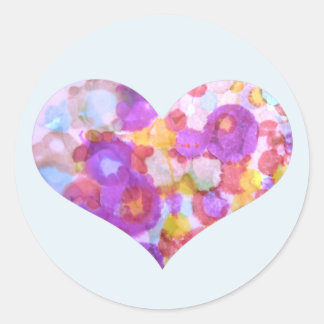 Autocollant de coeur