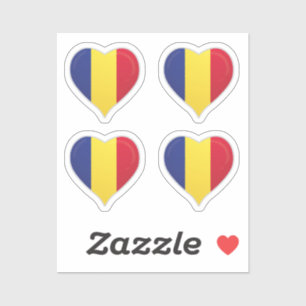 Autocollant de cœur de fierté de drapeau d'amour d