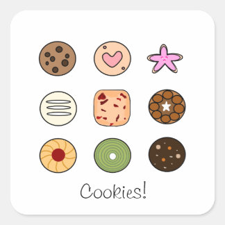 Autocollant de cookies