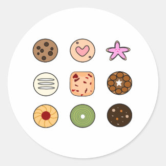 Autocollant de cookies