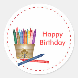 Autocollant de couleurs