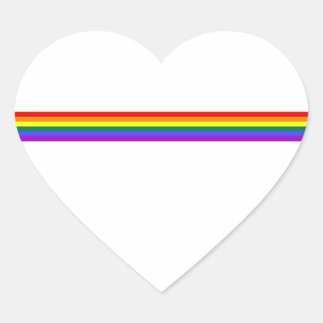 Autocollant de coutume d'arc-en-ciel de drapeau de (Devant)