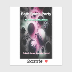 Autocollant de couverture pour bombe de bain festi