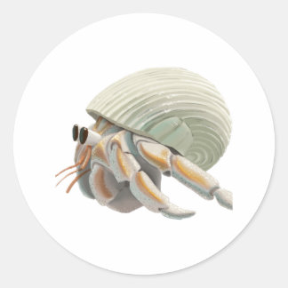 Autocollant de crabe Hermite
