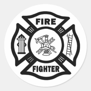 Autocollant de département du feu de pompier