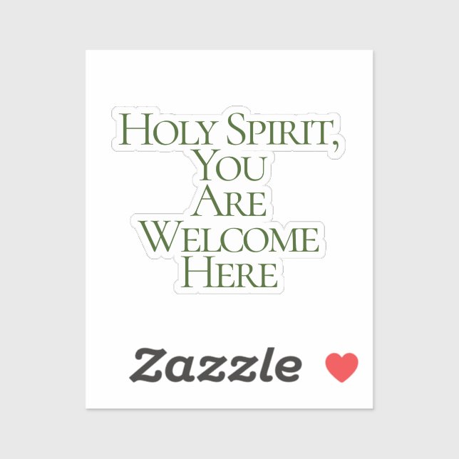 Autocollant de devis catholique (Feuille)