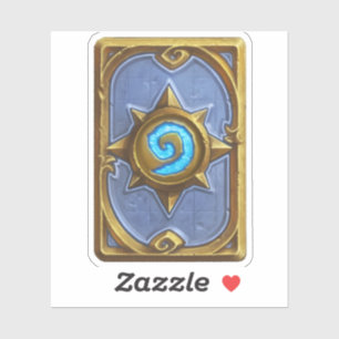 Autocollant de dos de carte Hearthstone