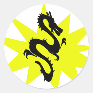 Autocollant de dragon