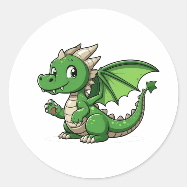 autocollant de dragon (Devant)