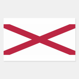 Autocollant de drapeau d'Alabama*