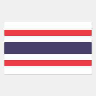 Autocollant de drapeau de la Thaïlande