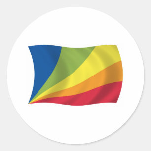Autocollant de drapeau de Lingua Franca Nova