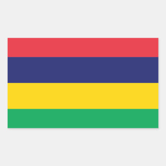 Autocollant de drapeau de Mauritius*