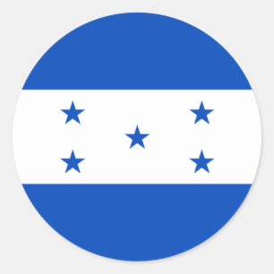Autocollant de drapeau du Honduras