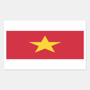 Autocollant de drapeau du Vietnam