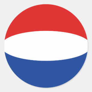 Autocollant de drapeau fisheye des Pays-Bas