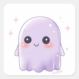 Autocollant de fantôme mignon Kawaii Esthétique