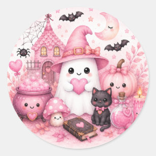 Autocollant de fantôme mignon Kawaii Halloween
