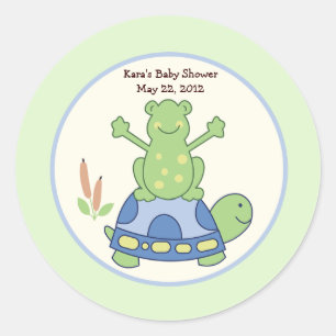 Autocollant de faveur de baby shower