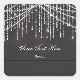 Autocollant de faveur de lumières scintillantes Gl
