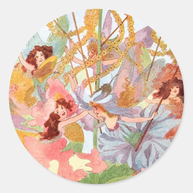 Autocollant de Féerie vintage de mai (Devant)