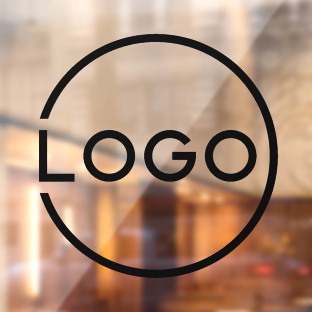 Autocollant de fenêtre avec logo d'entreprise pers (Feuille 2)