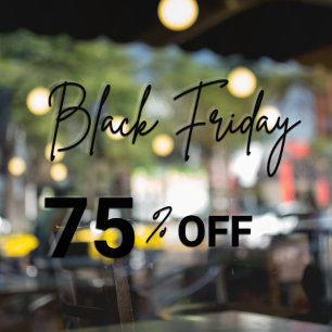 Autocollant de fenêtre de magasin moderne pour sol