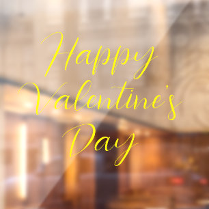 Autocollant de fenêtre pour la Saint-Valentin